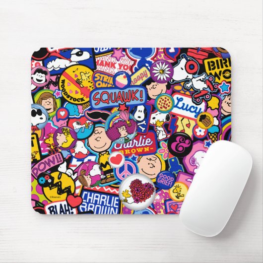 Erdnüsse | Mixtape Patch Pattern Mousepad (Mit Mouse)