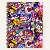 Erdnüsse | Mixtape Patch Pattern Notizblock (Vorderseite)