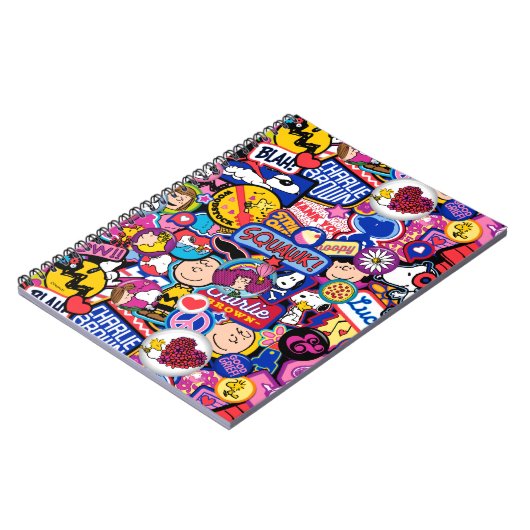 Erdnüsse | Mixtape Patch Pattern Notizblock (Linke Seite)