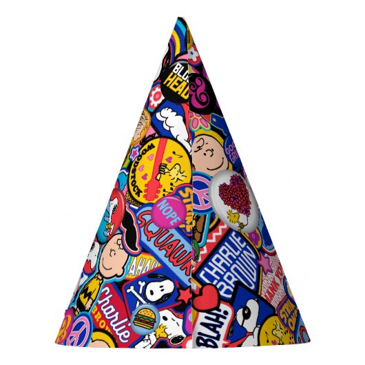 Erdnüsse | Mixtape Patch Pattern Partyhütchen (Rückseite)