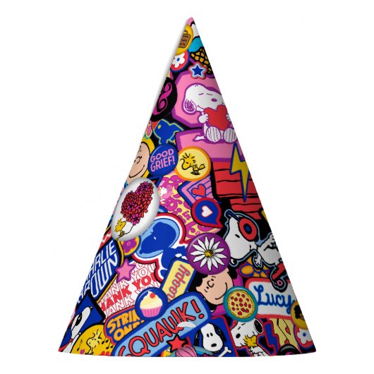 Erdnüsse | Mixtape Patch Pattern Partyhütchen (Links)