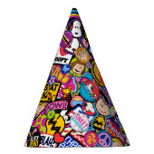 Erdnüsse | Mixtape Patch Pattern Partyhütchen (Rechts)