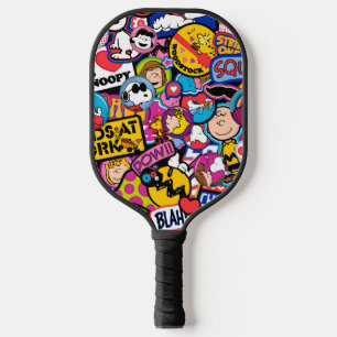 Erdnüsse Mixtape Patch Pattern Pickleball Schläger