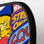 Erdnüsse | Mixtape Patch Pattern Pickleball Schläger (Linke Seite)