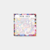 Erdnüsse | Mixtape Patch Pattern Post-it Klebezettel (Vorderseite)