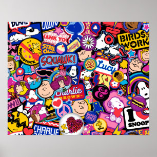 Erdnüsse   Mixtape Patch Pattern Poster