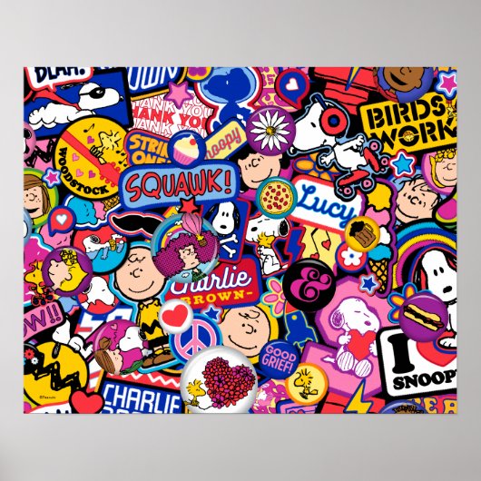 Erdnüsse | Mixtape Patch Pattern Poster (Vorne)