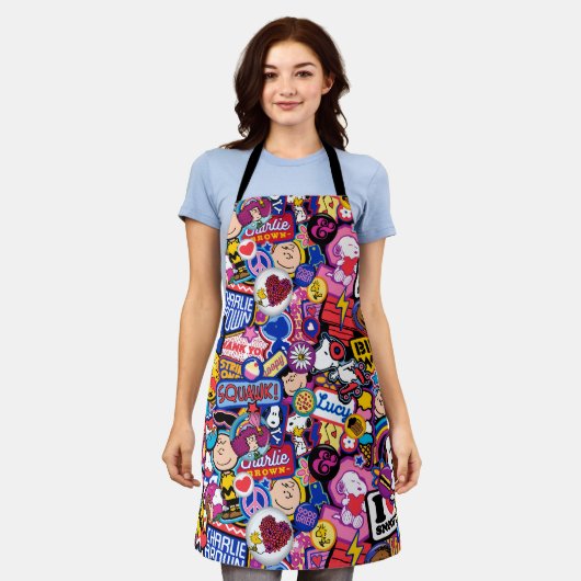 Erdnüsse | Mixtape Patch Pattern Schürze (Getragen)