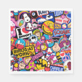 Erdnüsse | Mixtape Patch Pattern Serviette (Vorderseite)