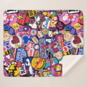 Erdnüsse | Mixtape Patch Pattern Sherpadecke (Vorderseite (Horizontal))