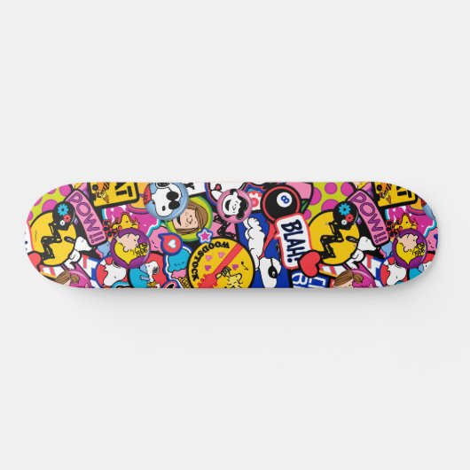 Erdnüsse | Mixtape Patch Pattern Skateboard (Horizontal)
