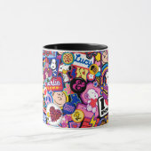 Erdnüsse | Mixtape Patch Pattern Tasse (Zentrum)