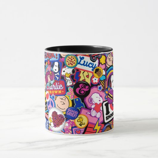 Erdnüsse | Mixtape Patch Pattern Tasse (Zentrum)