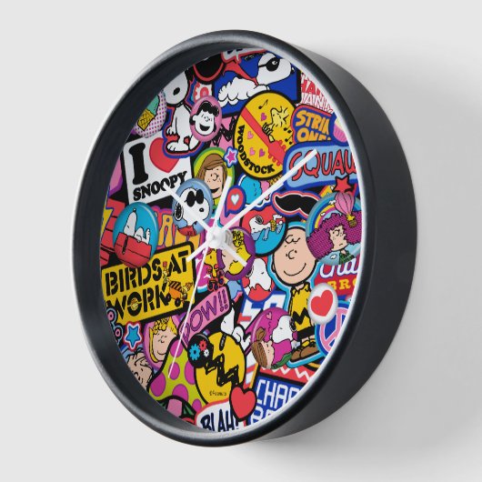 Erdnüsse | Mixtape Patch Pattern Uhr (Winkel)