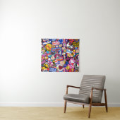 Erdnüsse | Mixtape Patch Pattern Wandteppich (Beispiel (Horizontal))