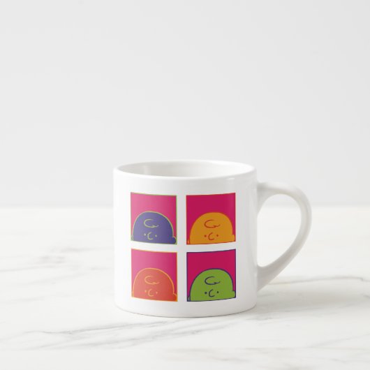 Erdnüsse | Moderne Pop Art ist Charlie Brown Espressotasse (Rechts)