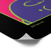 Erdnüsse | Moderne Pop Art ist Charlie Brown Poster (Ecke)