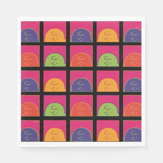 Erdnüsse | Moderne Pop Art ist Charlie Brown Serviette (Vorderseite)