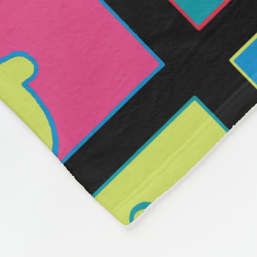 Erdnüsse | Moderner Pop Art Charlie Brown Fleecedecke (Ecke)