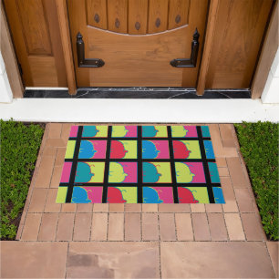 Erdnüsse   Moderner Pop Art Charlie Brown Fußmatte