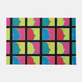 Erdnüsse | Moderner Pop Art Charlie Brown Fußmatte (Vorderseite)