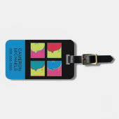 Erdnüsse | Moderner Pop Art Charlie Brown Gepäckanhänger (Vorderseite horizontal)