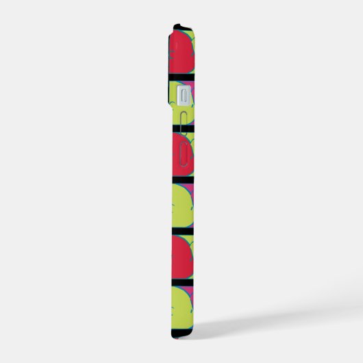 Erdnüsse | Moderner Pop Art Charlie Brown iPhone 15 Hülle (Linke Seite)