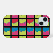 Erdnüsse | Moderner Pop Art Charlie Brown iPhone 15 Hülle (Rückseite (Horizontal))