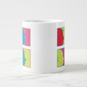 Erdnüsse | Moderner Pop Art Charlie Brown Jumbo-Tasse (Vorderseite)