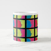 Erdnüsse | Moderner Pop Art Charlie Brown Jumbo-Tasse (Vorderseite)