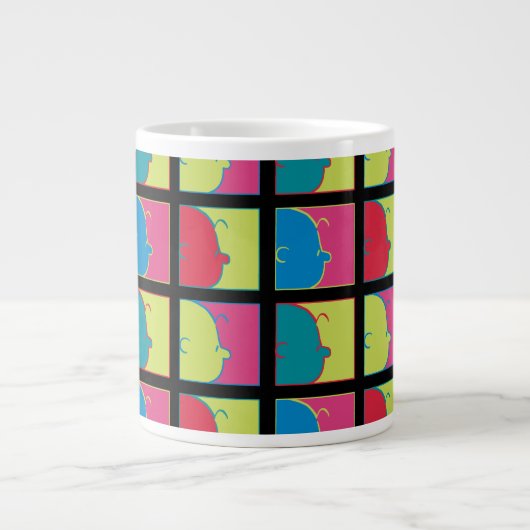 Erdnüsse | Moderner Pop Art Charlie Brown Jumbo-Tasse (Vorderseite)