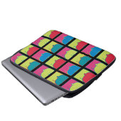 Erdnüsse | Moderner Pop Art Charlie Brown Laptopschutzhülle (Vorne Knopf)