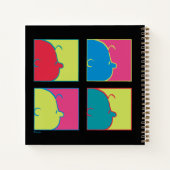 Erdnüsse | Moderner Pop Art Charlie Brown Notizblock (Rückseite)