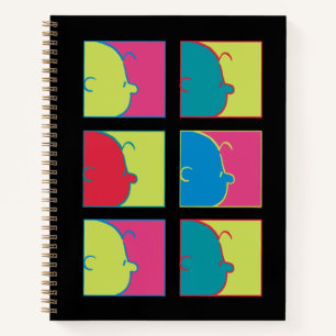 Erdnüsse   Moderner Pop Art Charlie Brown Notizblock