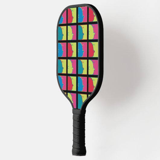 Erdnüsse | Moderner Pop Art Charlie Brown Pickleball Schläger (Links)