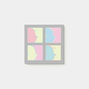 Erdnüsse   Moderner Pop Art Charlie Brown Post-it Klebezettel