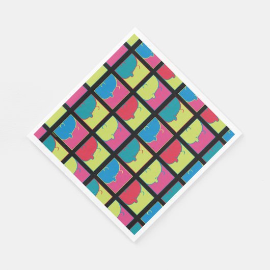 Erdnüsse | Moderner Pop Art Charlie Brown Serviette (Ecke)