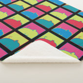 Erdnüsse | Moderner Pop Art Charlie Brown Sherpadecke (3/4)