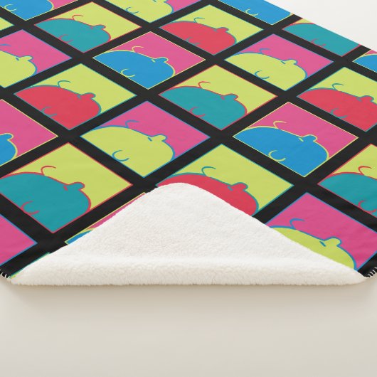 Erdnüsse | Moderner Pop Art Charlie Brown Sherpadecke (3/4)