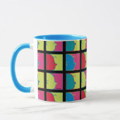 Erdnüsse | Moderner Pop Art Charlie Brown Tasse (Links)