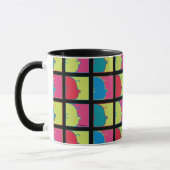 Erdnüsse | Moderner Pop Art Charlie Brown Tasse (Links)