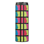 Erdnüsse | Moderner Pop Art Charlie Brown Thermosbecher (Rückseite)