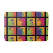 Erdnüsse | Moderner Pop Art Snoopy Badematte (Vorderseite)