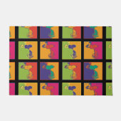 Erdnüsse | Moderner Pop Art Snoopy Fußmatte (Vorderseite)