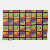 Erdnüsse | Moderner Pop Art Snoopy Geschirrtuch (Horizontal)