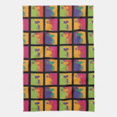 Erdnüsse | Moderner Pop Art Snoopy Geschirrtuch (Vertikal)