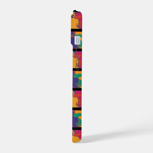 Erdnüsse | Moderner Pop Art Snoopy iPhone 15 Hülle (Linke Seite)