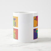 Erdnüsse | Moderner Pop Art Snoopy Jumbo-Tasse (Vorderseite)