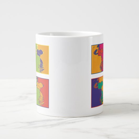 Erdnüsse | Moderner Pop Art Snoopy Jumbo-Tasse (Vorderseite)