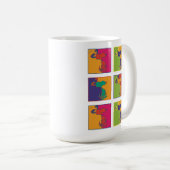 Erdnüsse | Moderner Pop Art Snoopy Kaffeetasse (VorderseiteRechts)